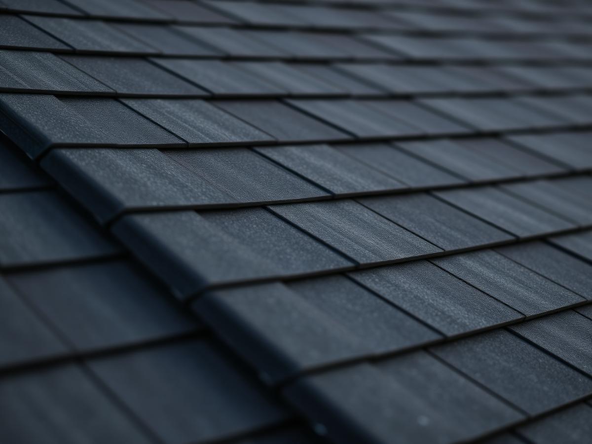 Architectural asphalt shingle detail